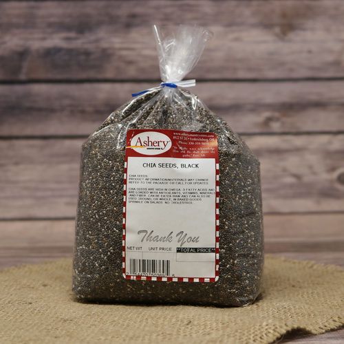 Chia Seeds, Black 5 lbs. [Imported] - Bulk Nuts 4 You