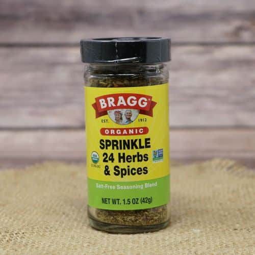 Bragg Organic Herbs And Spices Sprinkle Seasoning - 1.5 OZ 12 Pack