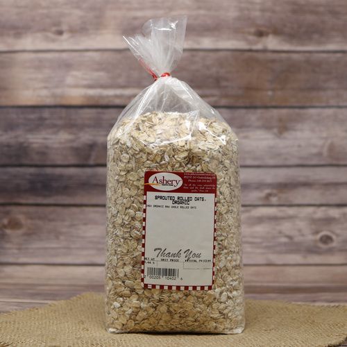 Sprouted Rolled Oats, Organic - Ashery Country Store