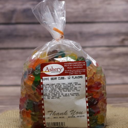 1 lb. Bag of 12 Flavor Gummi Bears